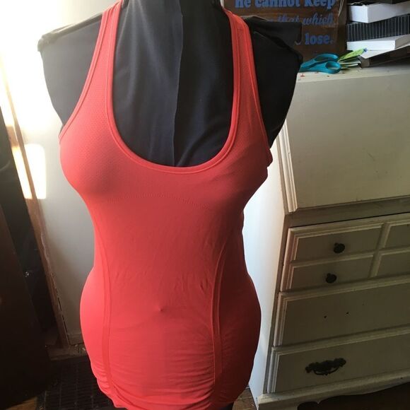 Athleta Tops - Athleta athletic tangerine orange workout tank top